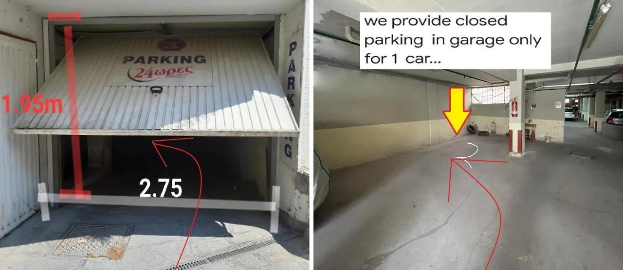 Traveler Home 85M2 Private Parking Next To Center Thessaloniki Apartment