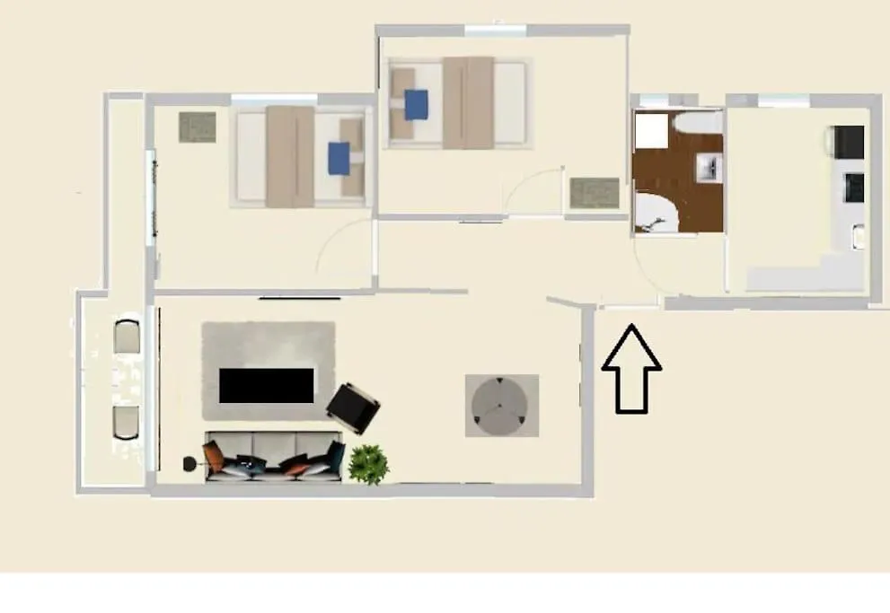 Traveler Home 85M2 Private Parking Next To Center Thessaloníki 0*,  Grækenland